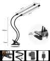 LAMPA LED DO UPRAWY ROŚLIN GROWBOX PODWÓJNA 20W