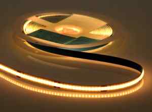 TAŚMA LED COB 12W BIAŁA CIEPŁA 12V LINIA NEON 5 MB