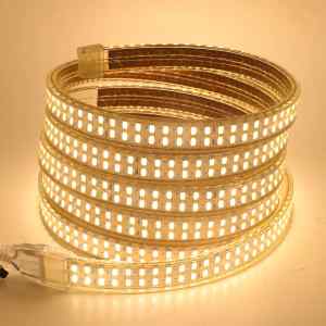 TAŚMA LED 5730 220-230V 240 DIOD 1 MB BIAŁA CIEPŁA