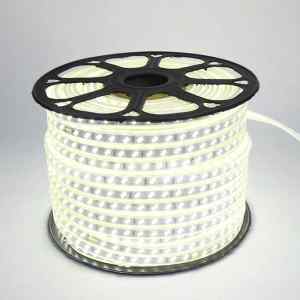 TAŚMA LED 5730 220V 230V 120 DIOD 1 MB BIAŁA ZIMNA