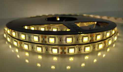 TAŚMA 5050 300 LED 12V BIAŁA CIEPŁA 14,4W IP65 5MB