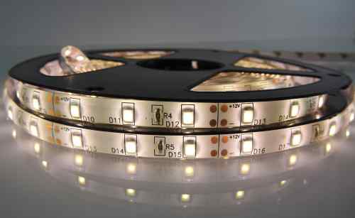 TAŚMA 2835 300 LED 12V BIAŁA CIEPŁA 4,8W IP65 5MB
