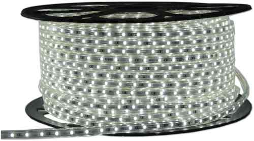 TAŚMA LED SMD 2835 230V 220V BIAŁA ZIMNA 1MB 4,8W