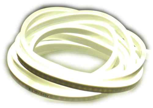 TAŚMA WĄŻ NEON FLEX 120 LED 220V 230V BIAŁA ZIMNA