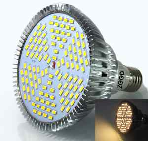 ŻARÓWKA LED GROW LIGHT DO UPRAWY ROŚLIN 80W E27 FULL SPECTRUM BIAŁE ŚWIATŁO 