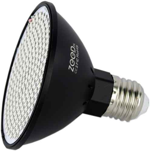 ŻARÓWKA LED GROW LIGHT DO UPRAWY ROŚLIN 20W E27 CZARNA