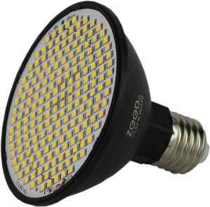 ŻARÓWKA LED GROW LIGHT DO UPRAWY ROŚLIN 20W E27 FULL SPECTRUM BIAŁE ŚWIATŁO CZARNY KORPUS
