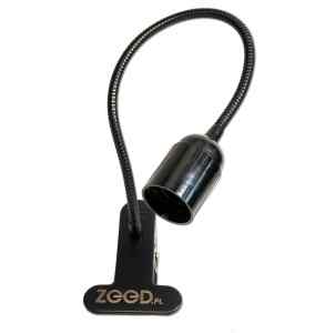 LAMPA KLIPS STATYW OPRAWA DO 1 ŻARÓWKI E27 CZARNY