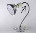 LAMPA KLIPS STATYW OPRAWA DO 1 ŻARÓWKI E27 CZARNY