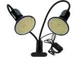 ZESTAW ŻARÓWKA 2X 20W FULL SPECTRUM CZARNA STATYW 