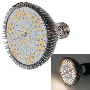 ŻARÓWKA DO ROŚLIN LED GROW BIAŁA FULL SPECTRUM 50W ZIMNA + CIEPŁA + IR + UV 