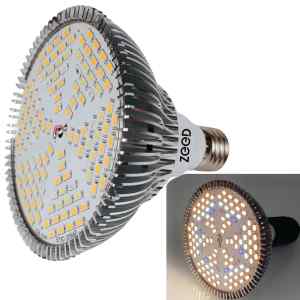 ŻARÓWKA DO ROŚLIN LED GROW BIAŁA FULL SPECTRUM 80W ZIMNA + CIEPŁA + IR + UV 