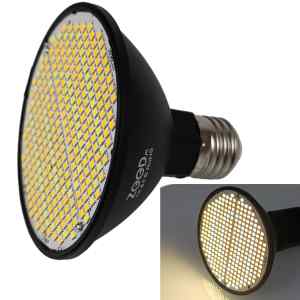 ŻARÓWKA DO UPRAWY ROŚLIN CIEPŁA+ZIMNA 20W 300 LED CZARNA FULL SPECTRUM