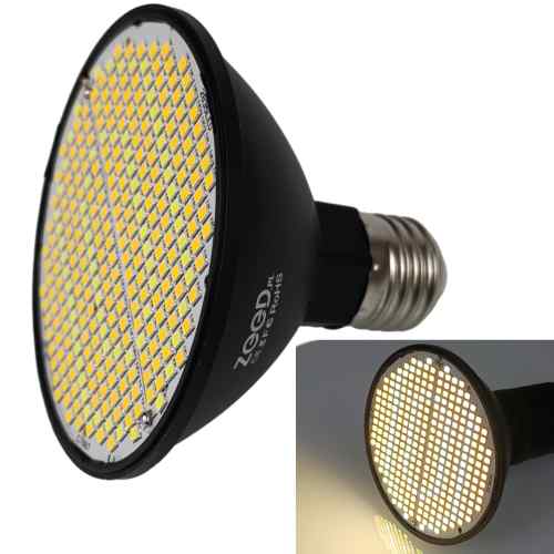 ŻARÓWKA DO UPRAWY ROŚLIN CIEPŁA+ZIMNA 20W 300 LED CZARNA FULL SPECTRUM