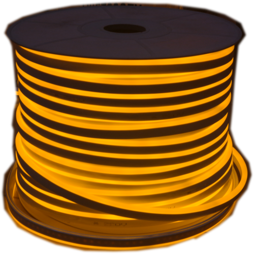 TAŚMA WĄŻ NEON FLEX 2835 120 LED 220V 230V ZŁOTY - ŻÓŁTY