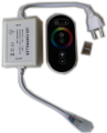 KONTROLER RADIOWY Z PILOTEM DO TAŚM LED 220V - 230V  5050 RGB