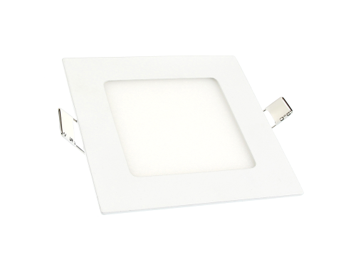 PANEL LED PODTYNKOWY KWADRAT WPUSZCZANY 6W BIAŁY CIEPŁY / ZIMNY