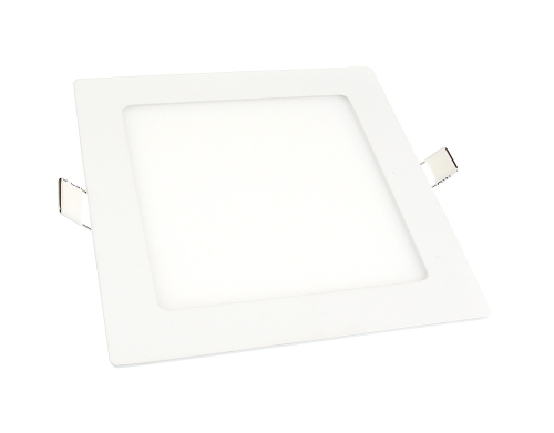 PANEL LED PODTYNKOWY KWADRAT WPUSZCZANY 12W BIAŁY ZIMNY / CIEPŁY