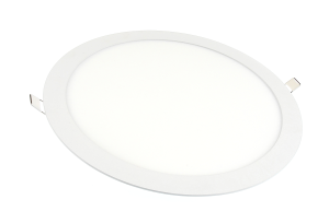 PANEL LED PODTYNKOWY OKRĄGŁY WPUSZCZANY 24W BIAŁY CIEPŁY / ZIMNY