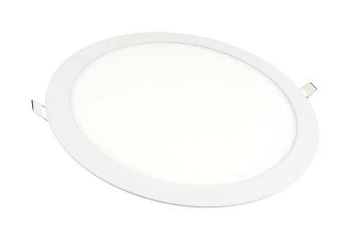 PANEL LED PODTYNKOWY OKRĄGŁY WPUSZCZANY 24W BIAŁY CIEPŁY / ZIMNY