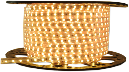 TAŚMA LED SMD 5050 230V 220V BIAŁA CIEPŁA 1MB