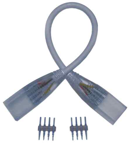 ZŁĄCZKA ELASTYCZNA DO TAŚMY LED 230V 5050 RGB