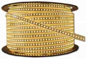  TAŚMA  2835 120 LED 230V 220V BIAŁA CIEPŁA