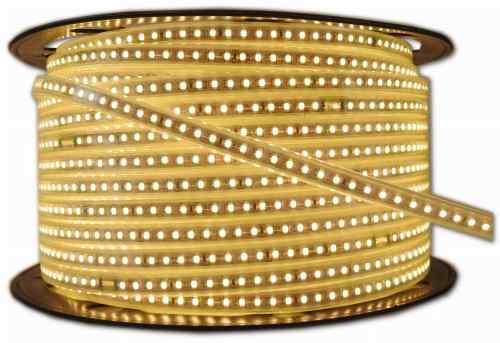  TAŚMA  2835 120 LED 230V 220V BIAŁA CIEPŁA