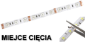  TAŚMA LED SMD 2835 12V  BIAŁA NEUTRALNA ROLKA 5MB IP20 60 LED/MB
