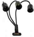LAMPA KLIPS STATYW OPRAWA DO 3 ŻARÓWEK E27 METALOWA  