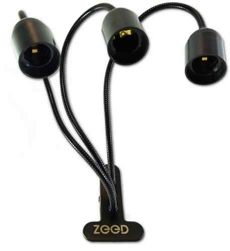 LAMPA KLIPS STATYW OPRAWA DO 3 ŻARÓWEK E27 METALOWA  
