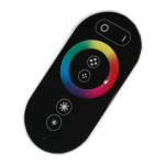 KONTROLER RADIOWY Z PILOTEM DO TAŚM LED 220V - 230V  5050 RGB
